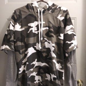 Mens Camo Hoodie
